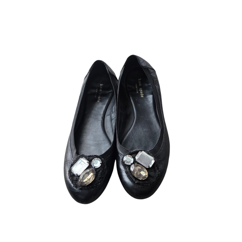 Kate Spade Black ballerina flats size 9.5